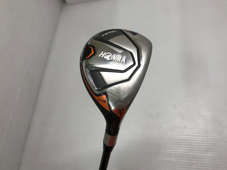 ホンマゴルフ　TOUR WORLD TW747　19度　ツアーAD　MJ-6　Sフレックス　ユーティリティ　中古【最短即日発送】 8,820円