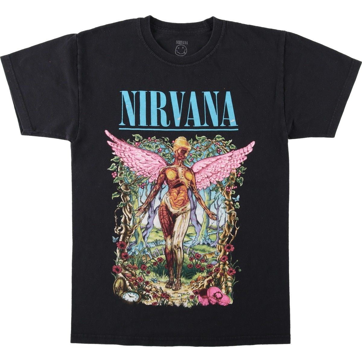 古着 NIRVANA ニルヴァーナ バンドTシャツ バンT メンズS相当/eaa660455