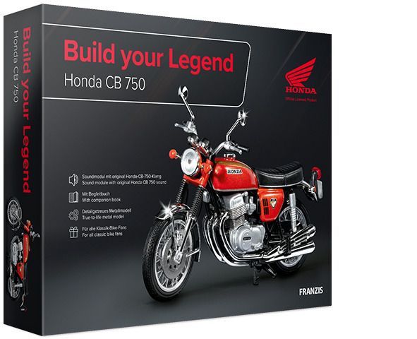 Franzis 1/24 ホンダ CB 750 レジェンドキット オレンジ/ブラック エンジン音ベース付属 Honda CB750 engine sound base included 67215 18,834円