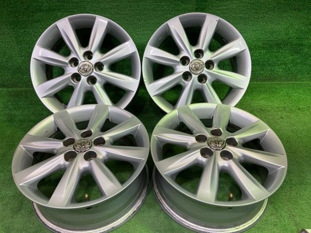 トヨタ TOYOTA 純正 ウィッシュ ZGE25G ホイール アルミ シルバー 15インチ 6J 5穴 4本 100 +45 42611-68050