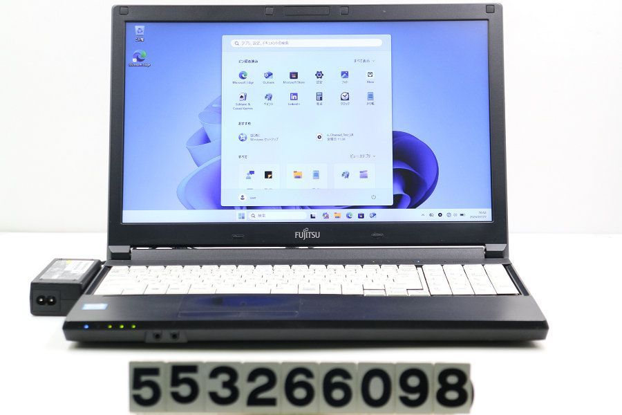 富士通 LIFEBOOK A748/TX Core i3 8130U 2.2GHz/8GB/256GB(SSD)/Multi/15.6W/FWXGA(1366x768)/Win11 【553266098】