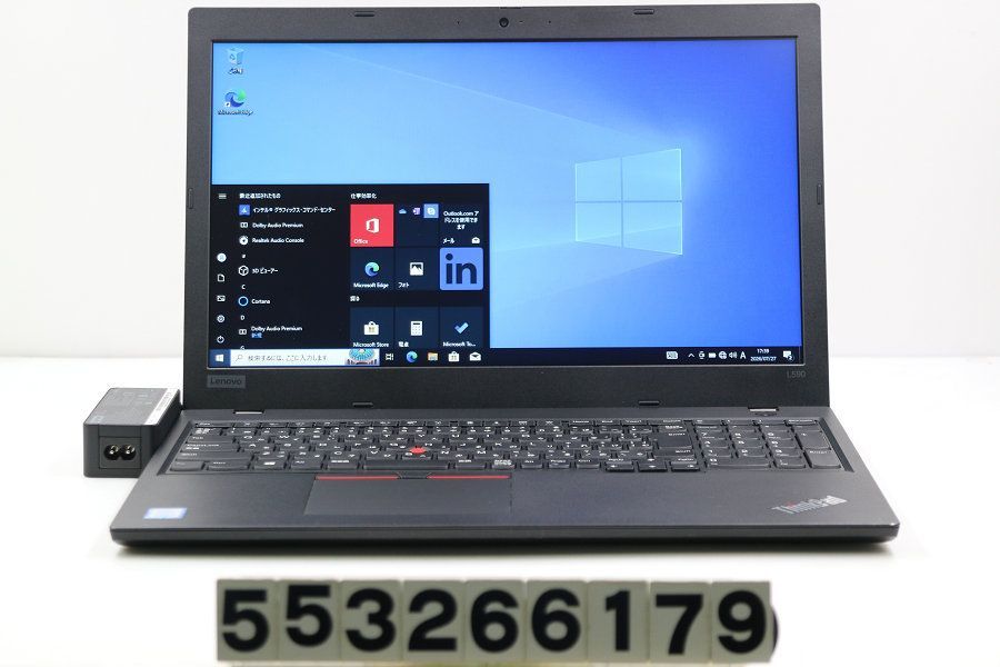 lenovo ThinkPad L590 Core i3 8145U 2.1GHz/8GB/256GB(SSD)/15.6W/FWXGA(1366x768)/Win10 【553266179】