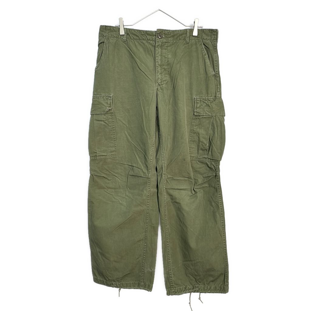 60年代 米軍実物 U.S.ARMY ジャングルファティーグパンツ ヴィンテージ ミリタリー(メンズ MEDIUM REGULAR)中古 古着 Y6673