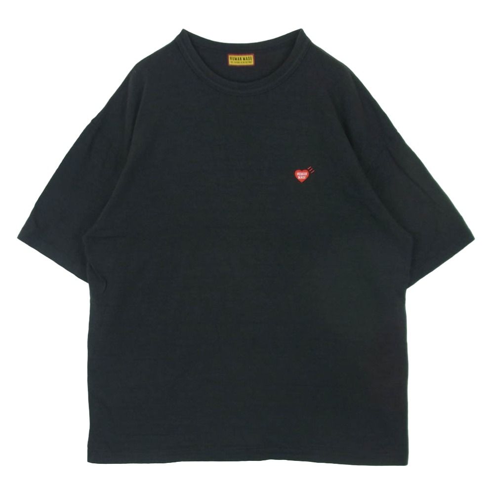 HUMAN MADE ヒューマンメイド 25SS GRAPHIC TIGER TEE ハートロゴワッペン バック グラフィック タイガー プリント コットンスラブ生地 半袖 Tシャツ ブラック系 2XL【中古】 9,050円