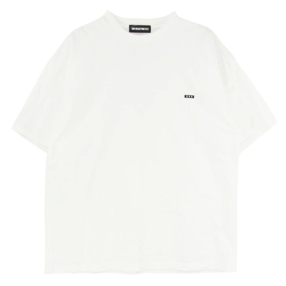 GOD SELECTION XXX ゴッドセレクション 25SS GX-S25-ST-15 ORIGINAL BODY T-SHIRT ワンポイント XXX スモール ロゴ ワッペン TEE Ｔシャツ 半袖 カットソー ホワイト系 XL【中古】 6,717円