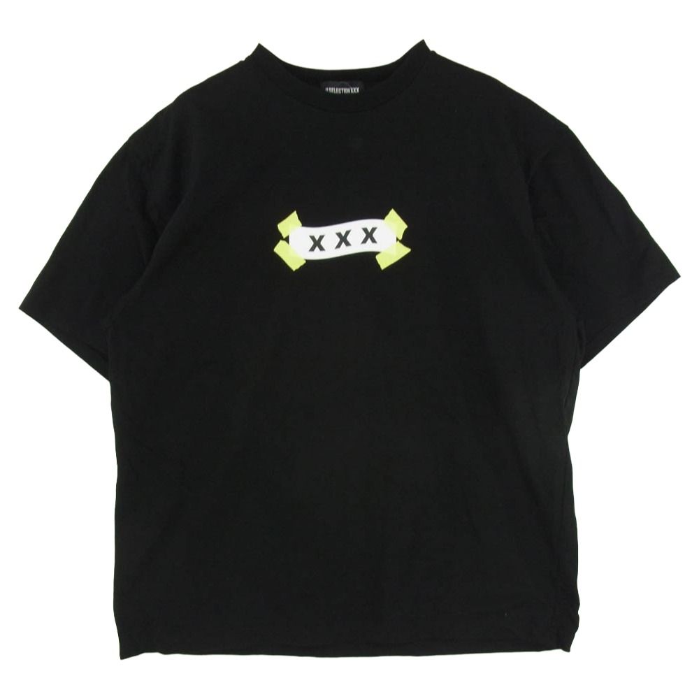 GOD SELECTION XXX ゴッドセレクション 25SS GX-S25-ST-03 
2000
ボックス ロゴ プリント Ｔシャツ 半袖 カットソー ブラック系 XL【中古】