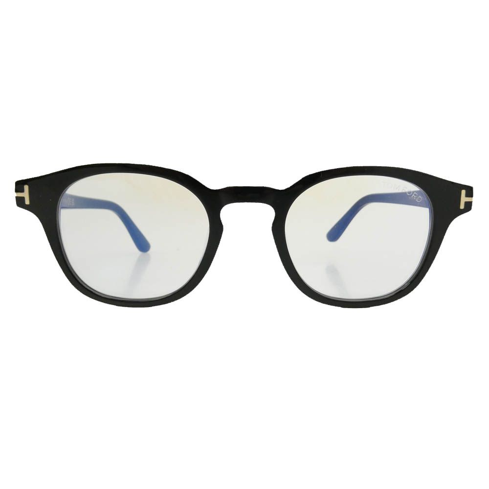 TOM FORD トムフォード TF6000-K-B アジア企画 ボスリントン ボストン ブルーライトカットレンズ アイウェア メガネ ブラック系 49□22 145【極上美品】【中古】