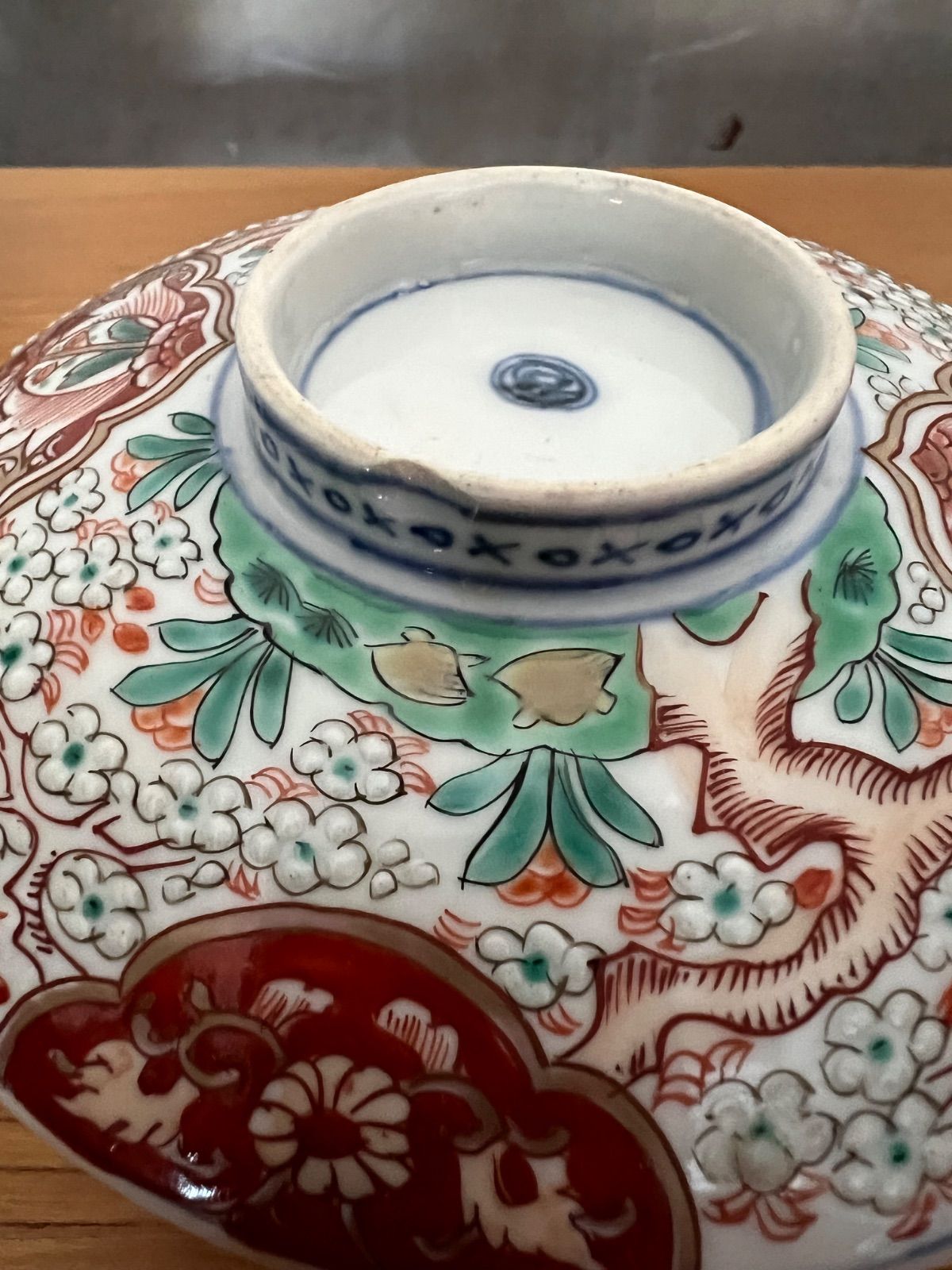 江戸時代〜明治時代 古伊万里 色絵／金彩 赤絵蓋茶碗 6Pセット - メルカリ