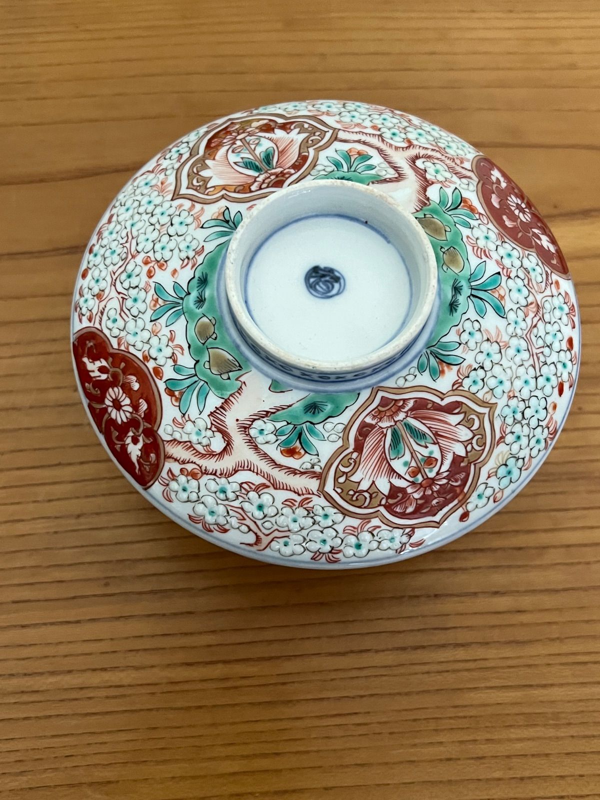 江戸時代〜明治時代 古伊万里 色絵／金彩 赤絵蓋茶碗 6Pセット - メルカリ