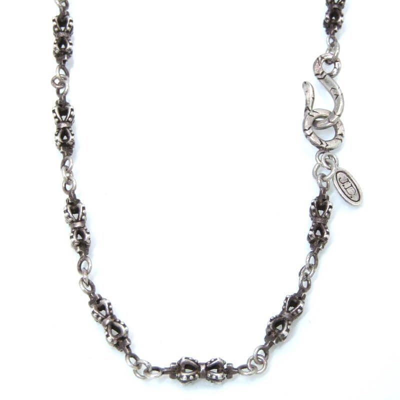 JUSTIN DAVIS ジャスティンデイビス ネックレス SNJ106 Double Crown Chain ダブルクラウン チェーン SV925 45cm 28013117
