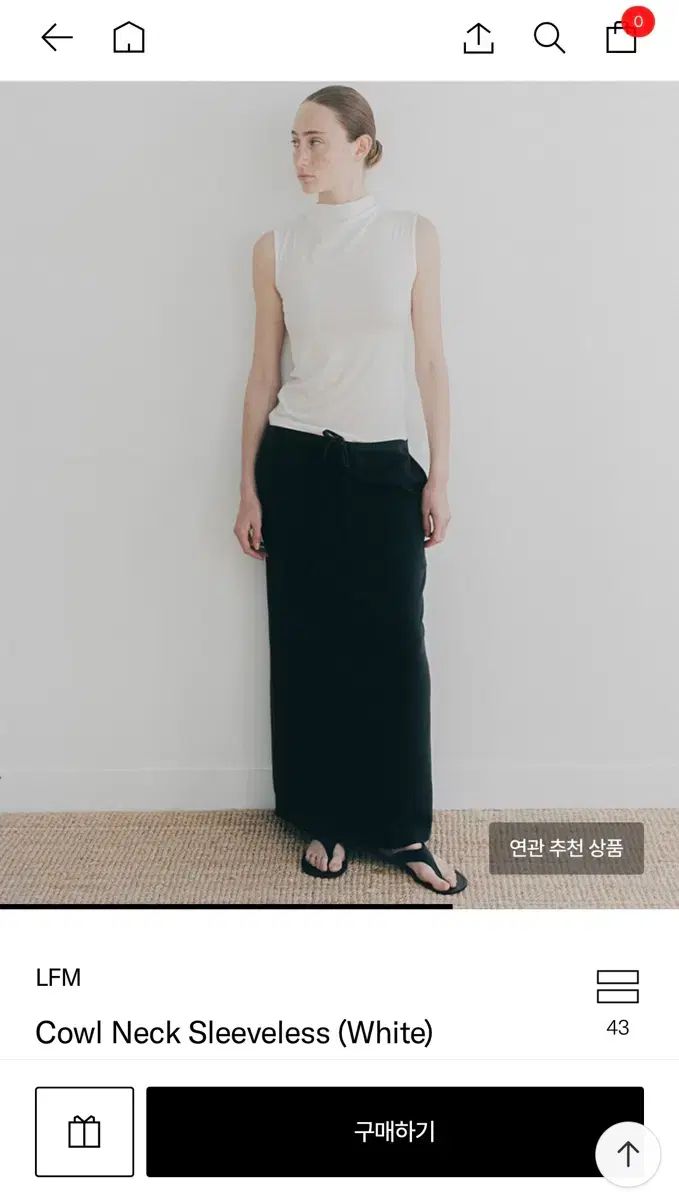 LFM Cowl neck スリーブレス タグ付き 新品 11,242円