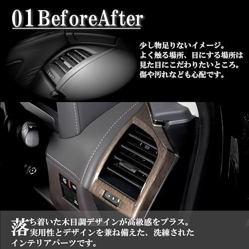 車 アルファード40系フロントエアコンパネルカバー パワーウィンドウ