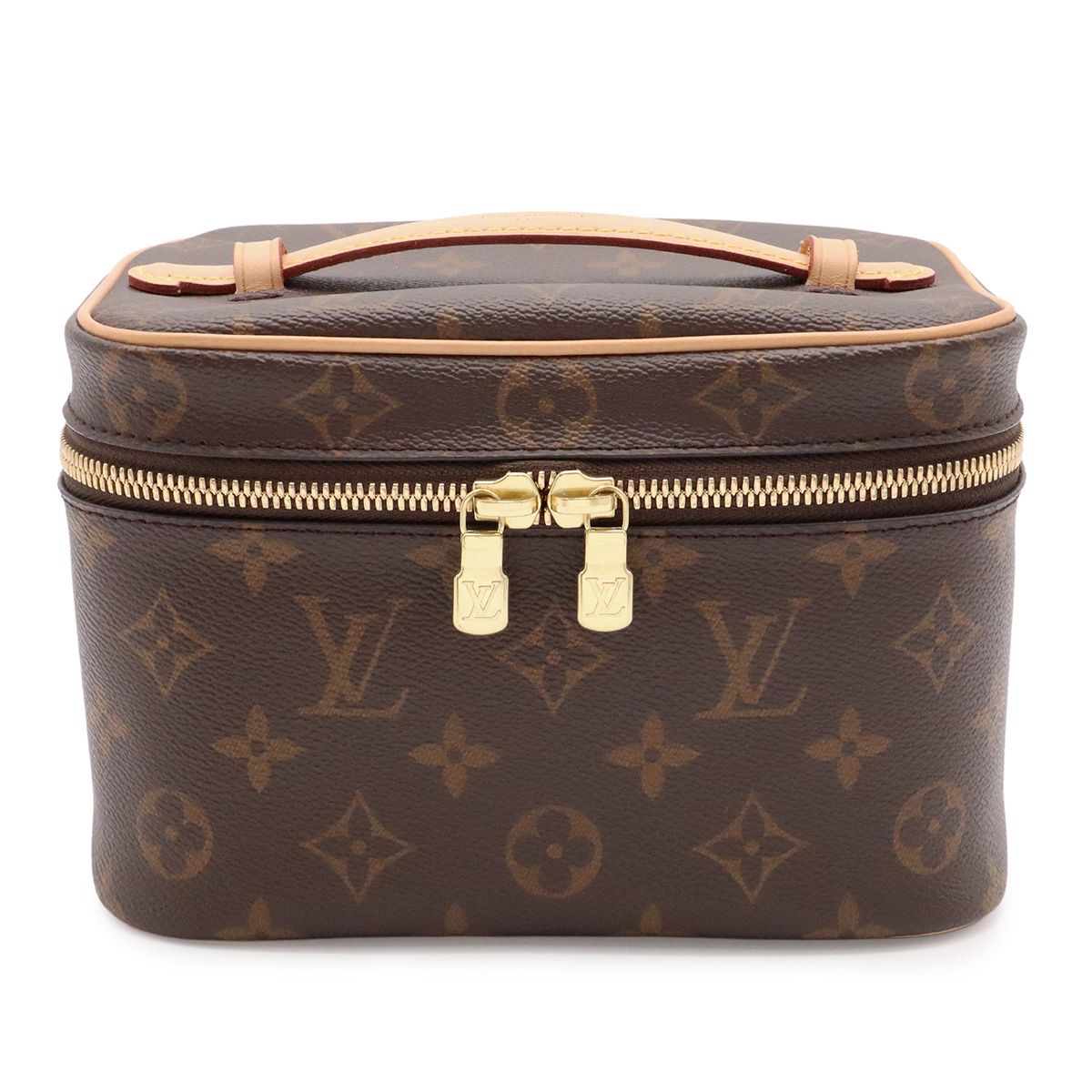 LOUIS VUITTON ルイ ヴィトン モノグラム ニース ミニ コスメポーチ 化粧ポーチ メイクボックス トラベルポーチ マルチポーチ 小物入れ M44495