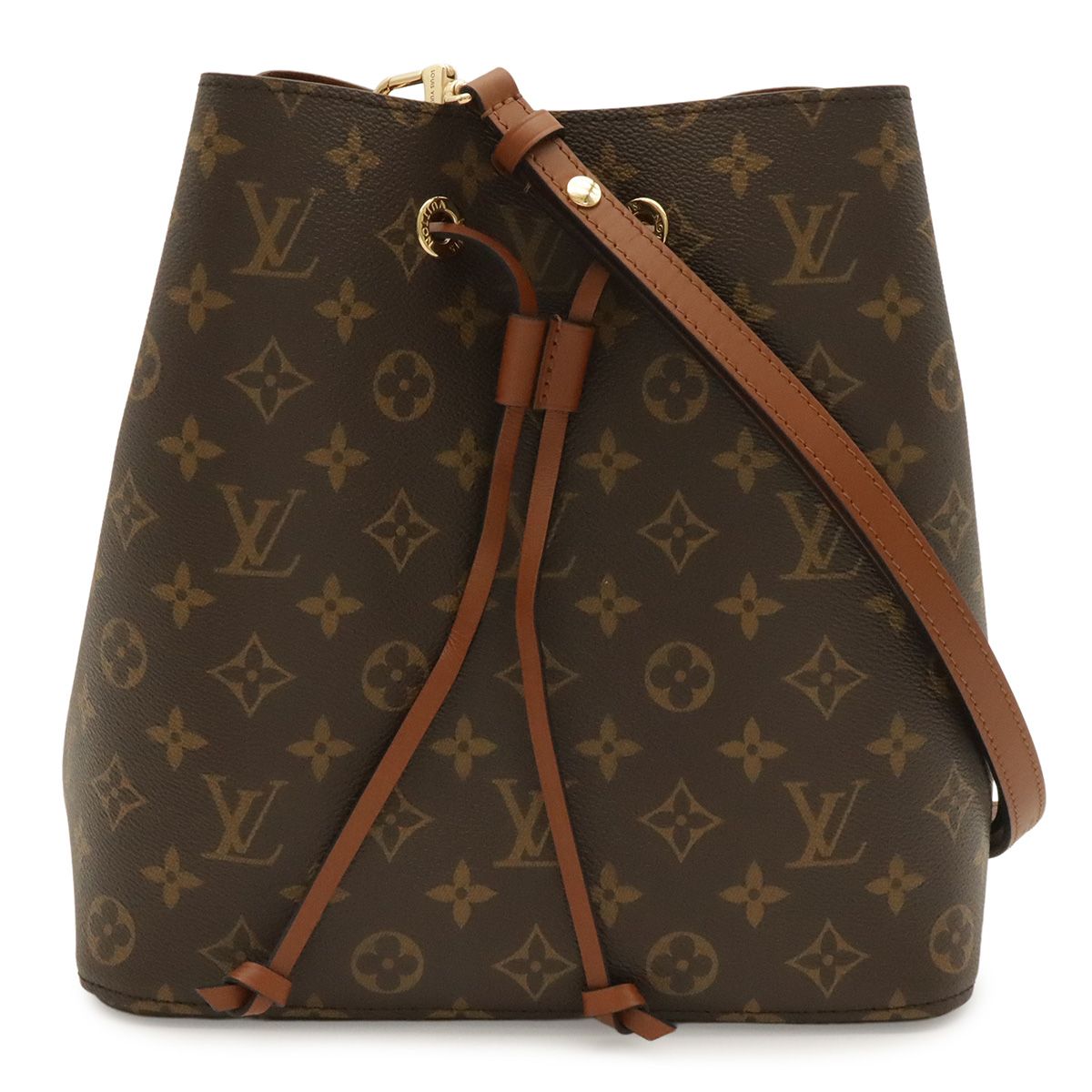LOUIS VUITTON ルイ ヴィトン モノグラム ネオノエ ショルダーバッグ セミショルダー ワンショルダー 巾着 ブラウン 茶 M44887