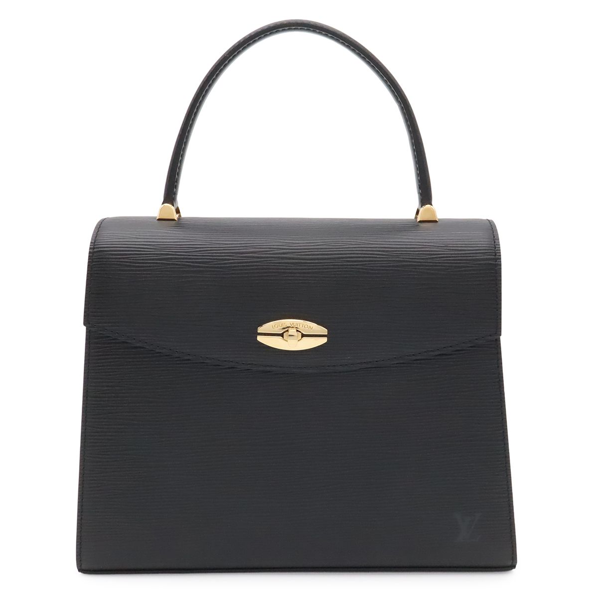 LOUIS VUITTON ルイ ヴィトン エピ マルゼルブ ハンドバッグ フラップバッグ レザー ノワール 黒 ブラック ゴールド金具 M52372