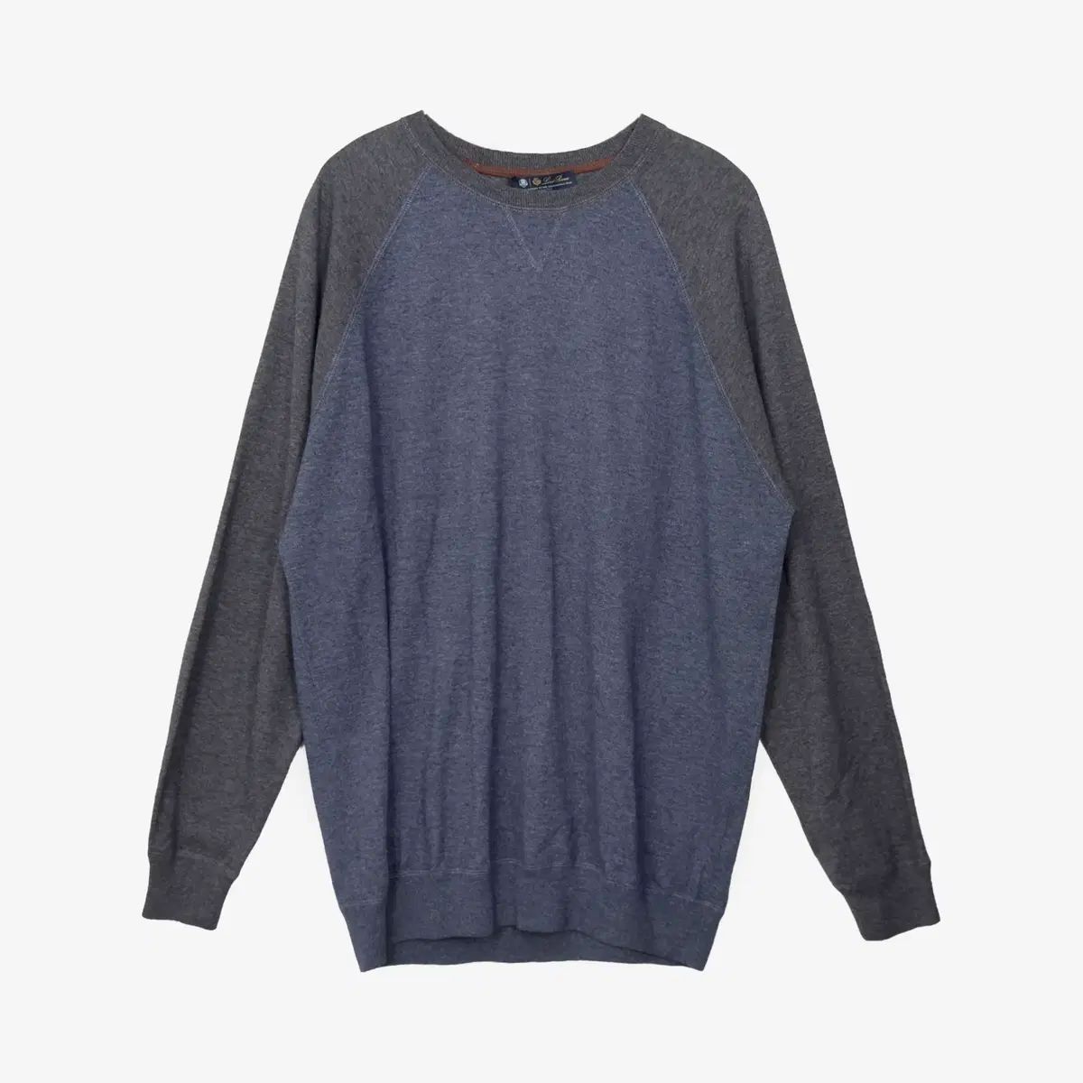 XXL ロロ・ピアーナ ラグラン スリーブ カシミア バイカラー ニット ETB090406