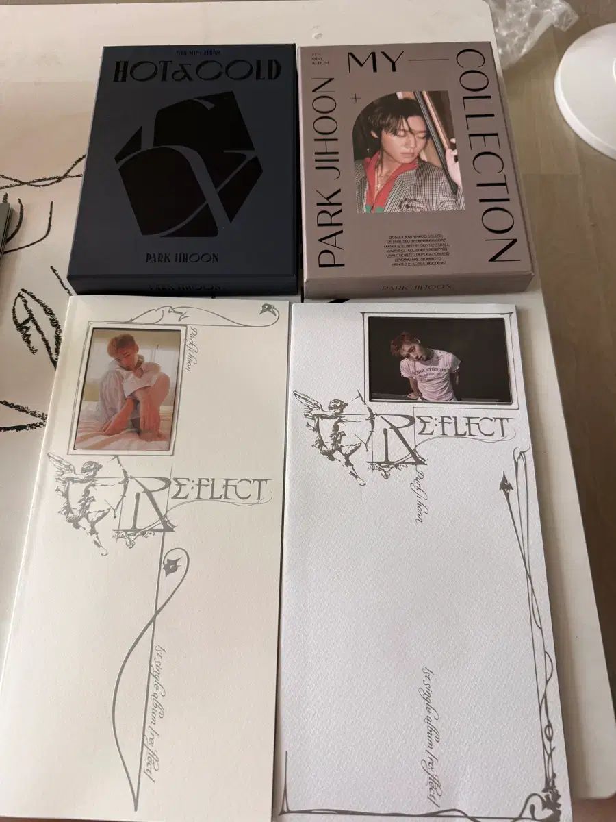 アルバム4巻まとめ) パク・ジフン(PARK JIHOON) HOT&COLD MYコレクション REFLECT AB 4巻 まとめ