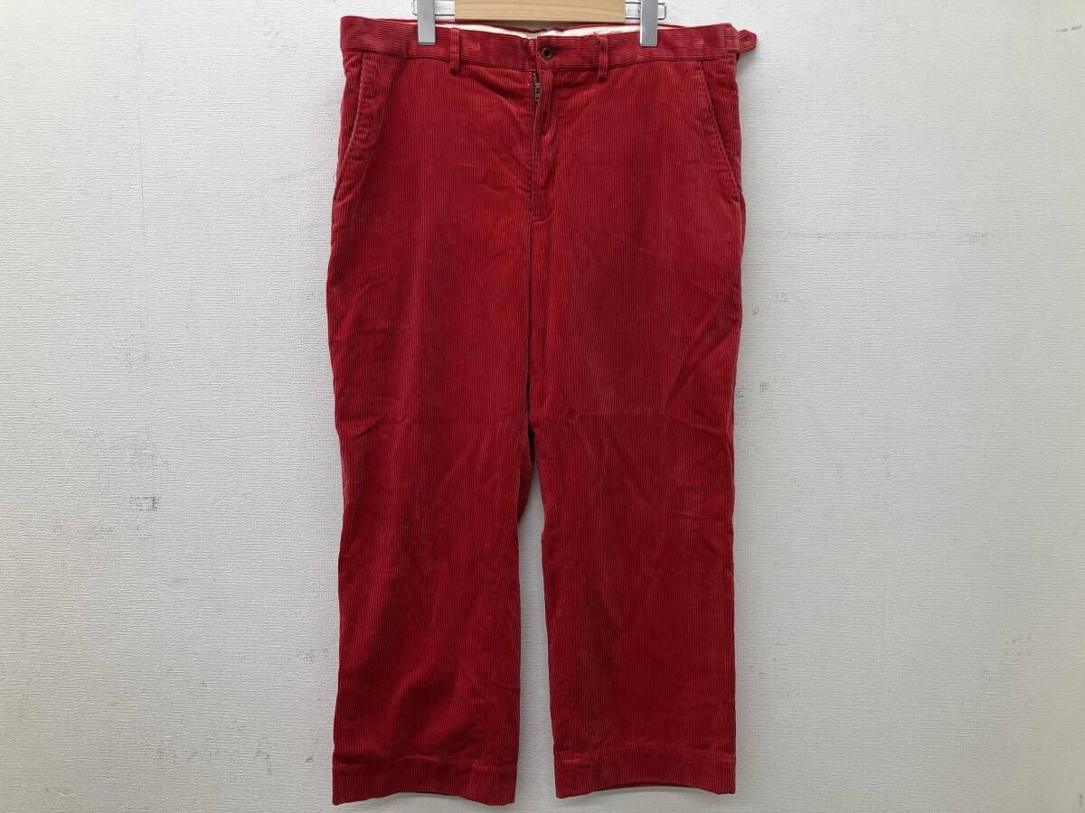POLO RALPH LAUREN ポロラルフローレン コーデュロイパンツ サイズ34/32 レッド 赤 秋冬