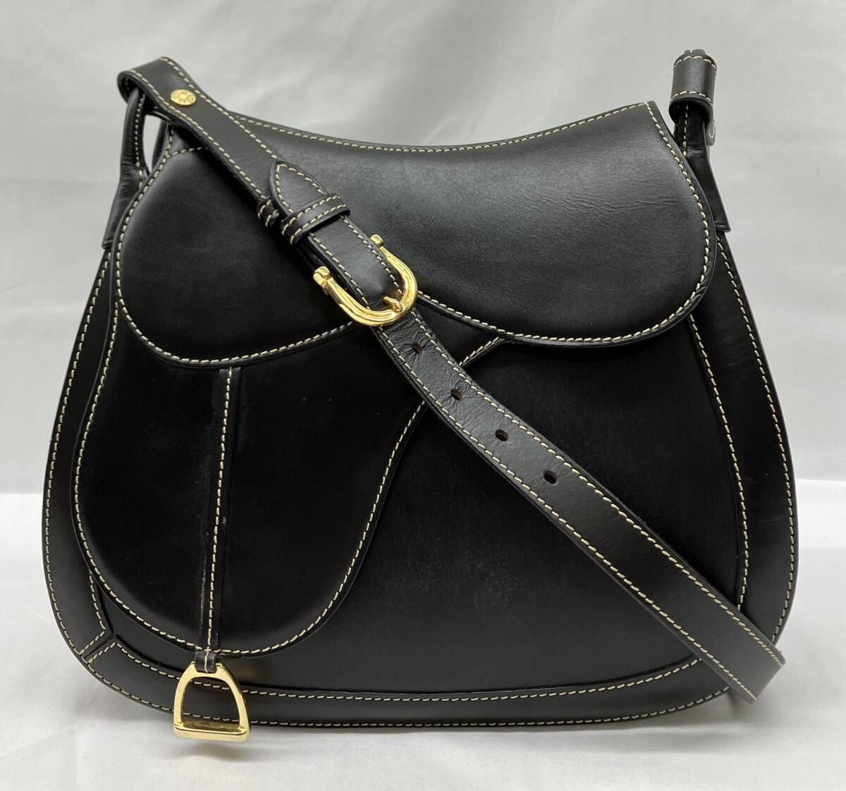 SOMES SADDLE ソメスサドル ショルダーバッグ レザー ブラック - メルカリ