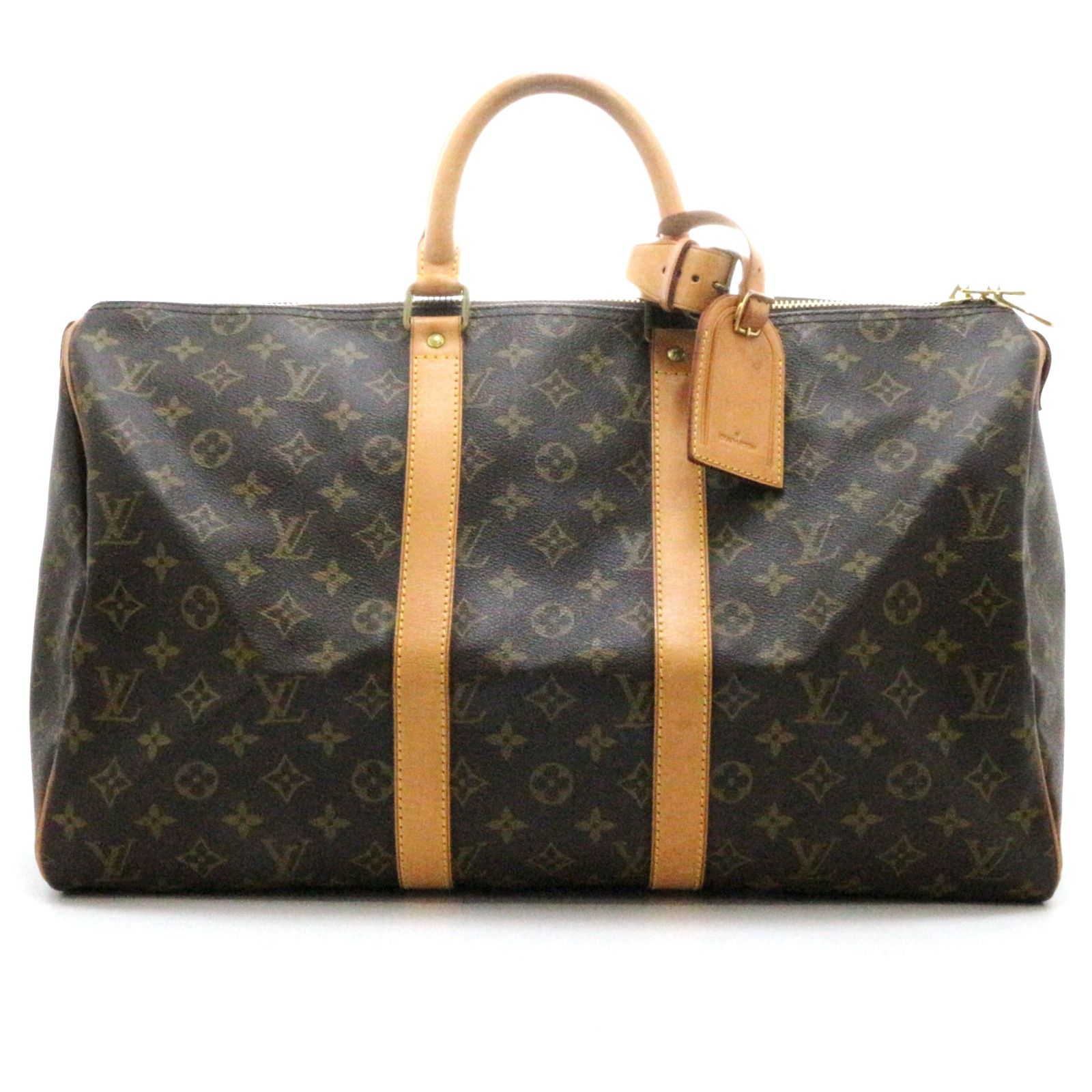 LOUIS VUITTON ルイ・ヴィトン キーポル45 M41418 ボストンバッグ モノグラムキャンバス/レザー ブラウン ユニセックス【中古】473 62,255円