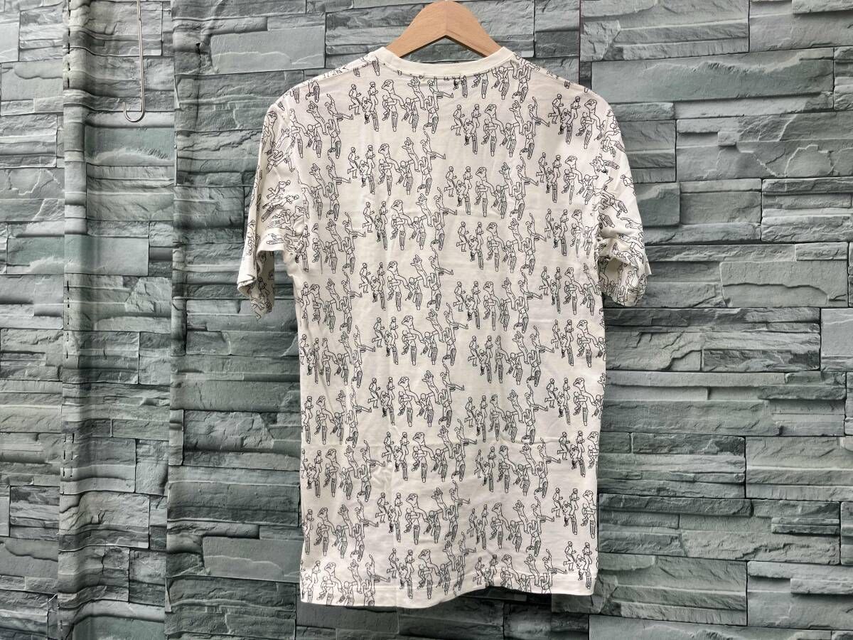 ISSEY MIYAKE/半袖Tシャツ/半袖Tシャツ 総柄/オフホワイト/サイズ2