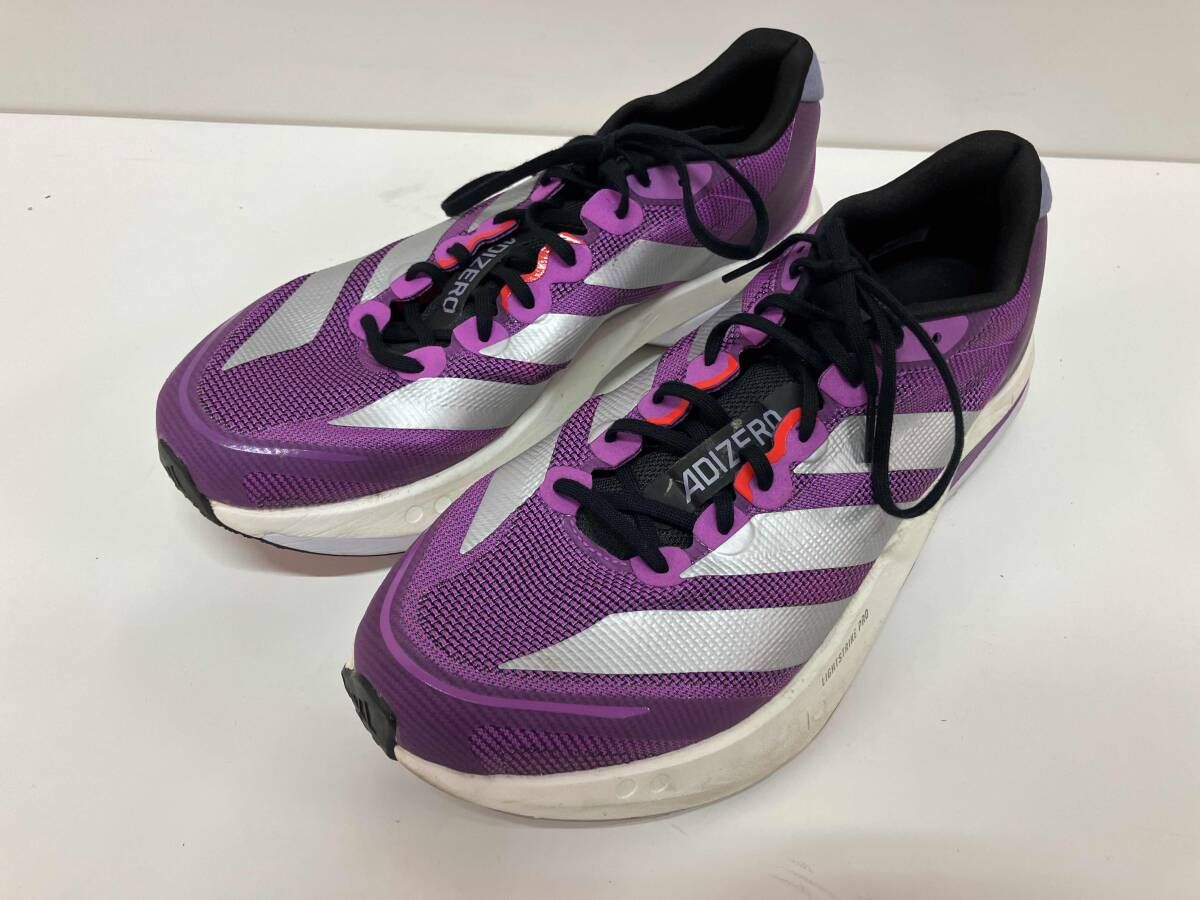 adidas アディダス ADIZERO アディゼロ BOSTON 13 スポーツ スニーカー サイズ28.0 パープル