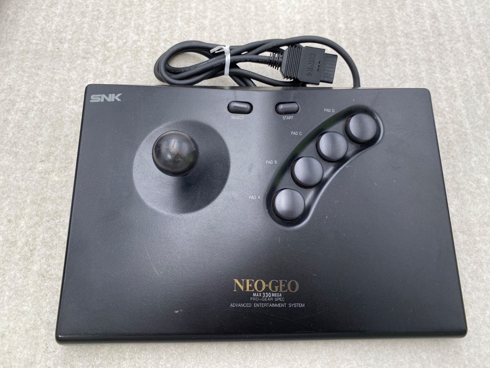 ネオジオ MAX 330 MEGA本体 アーケードスティック×2 【ジャンク