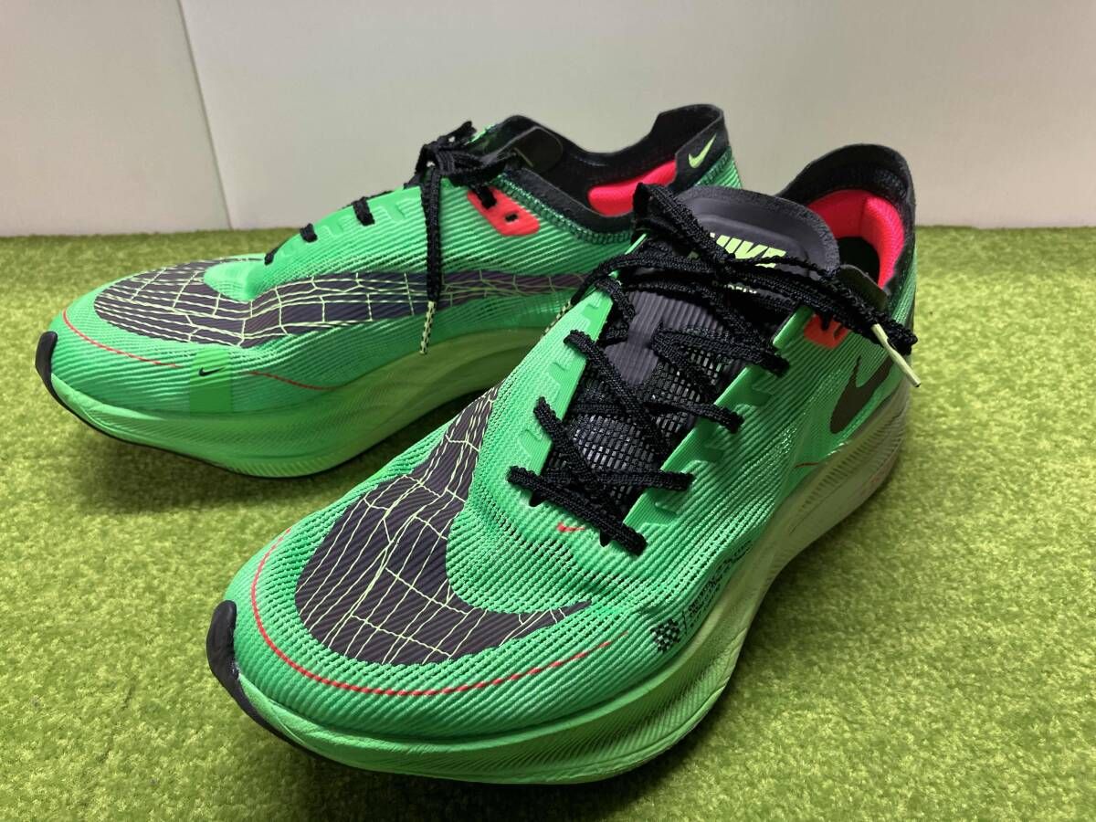 NIKE ランニングシューズ 28cm ズームX ヴェイパーフライ ネクスト% 2 Ekiden Scream Green 駅伝 ナイキ