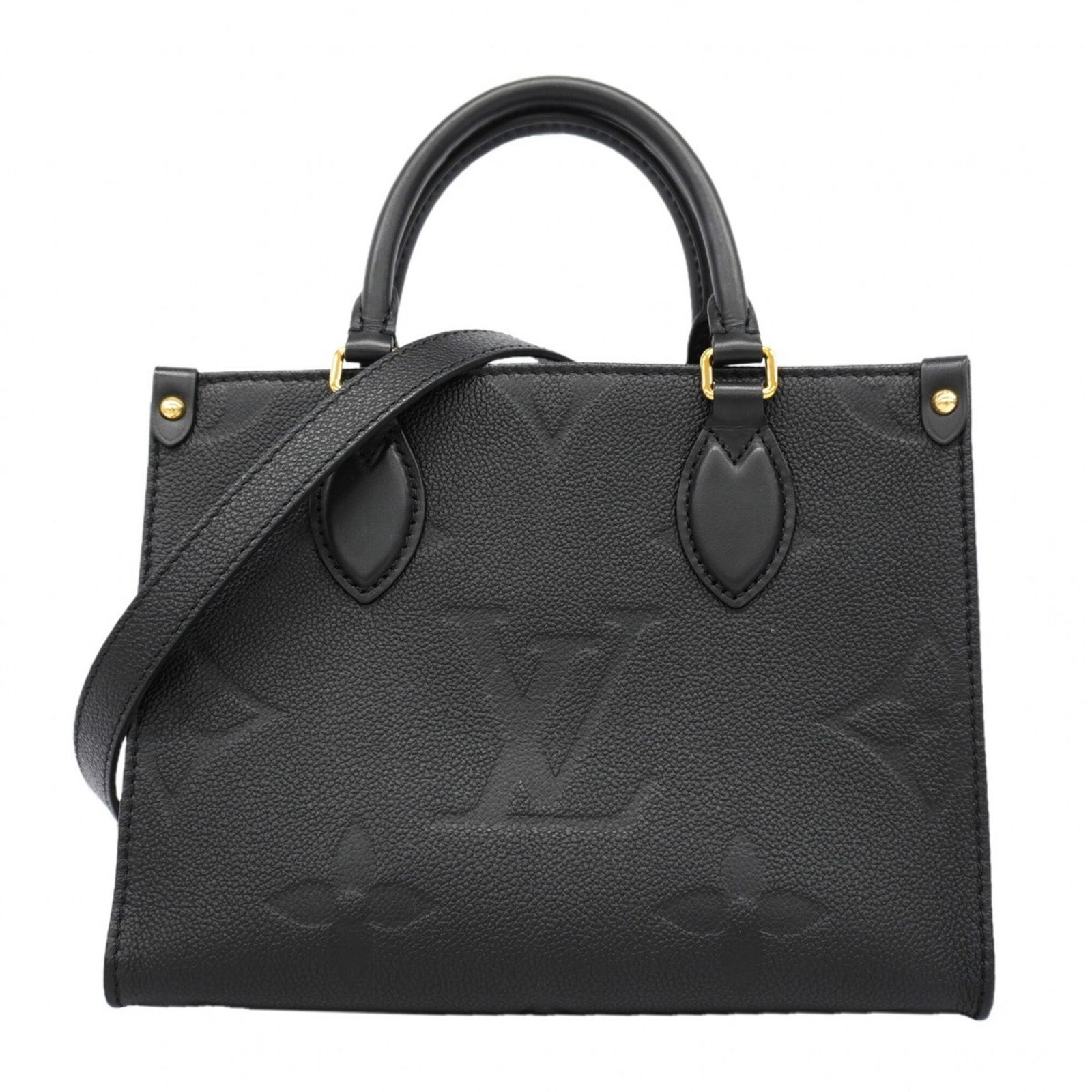 ルイ・ヴィトン(Louis Vuitton) ルイ・ヴィトン ハンドバッグ モノグラム・アンプラント オンザゴーPM M45653 ノワール 2wayバッグレディース