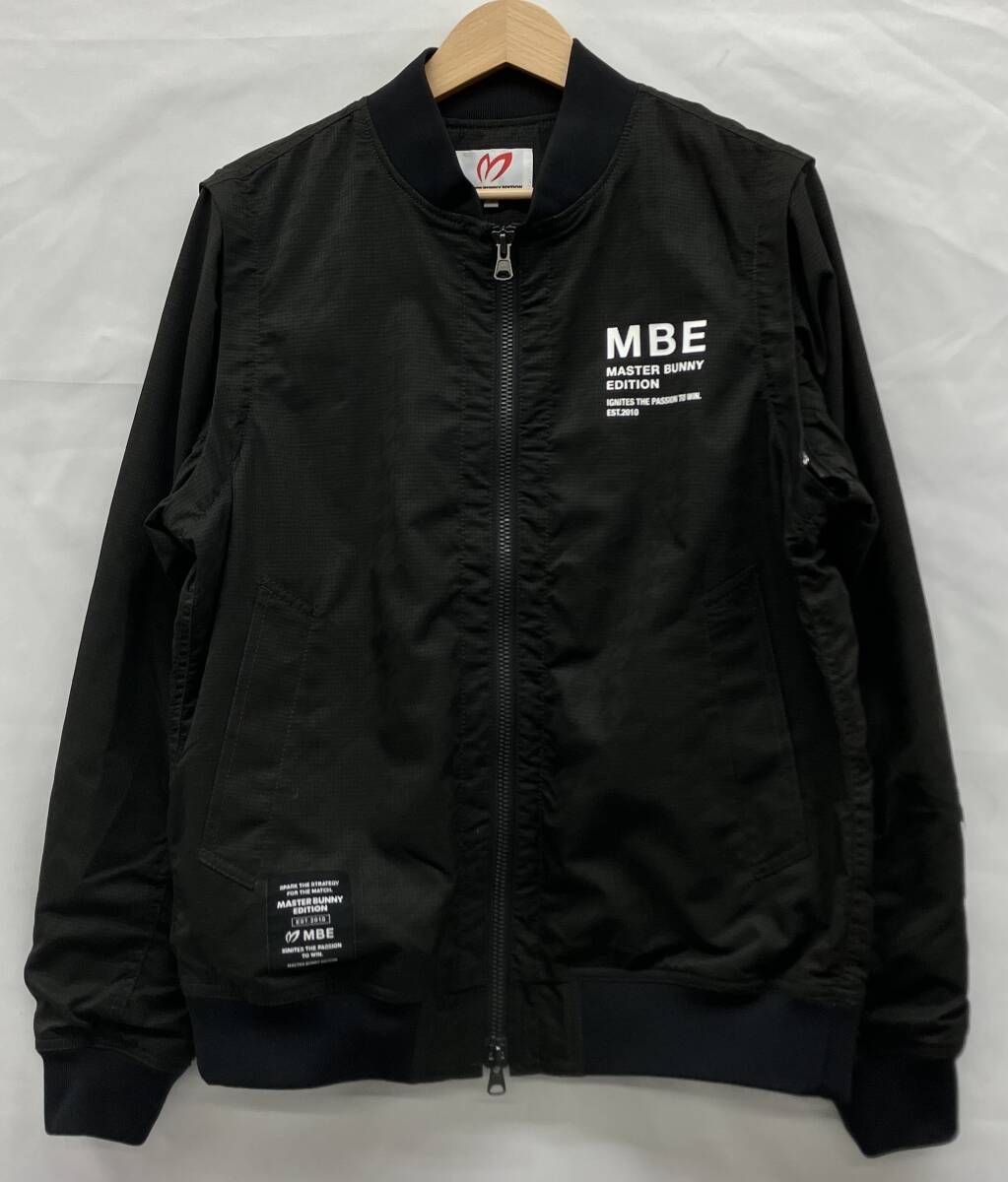MASTER BUNNY EDITION 758-3120303 2WAY クールドッツ　エンボス加工　ブルゾン ブラック　マスターバニーエディション　サイズ4 6,401円
