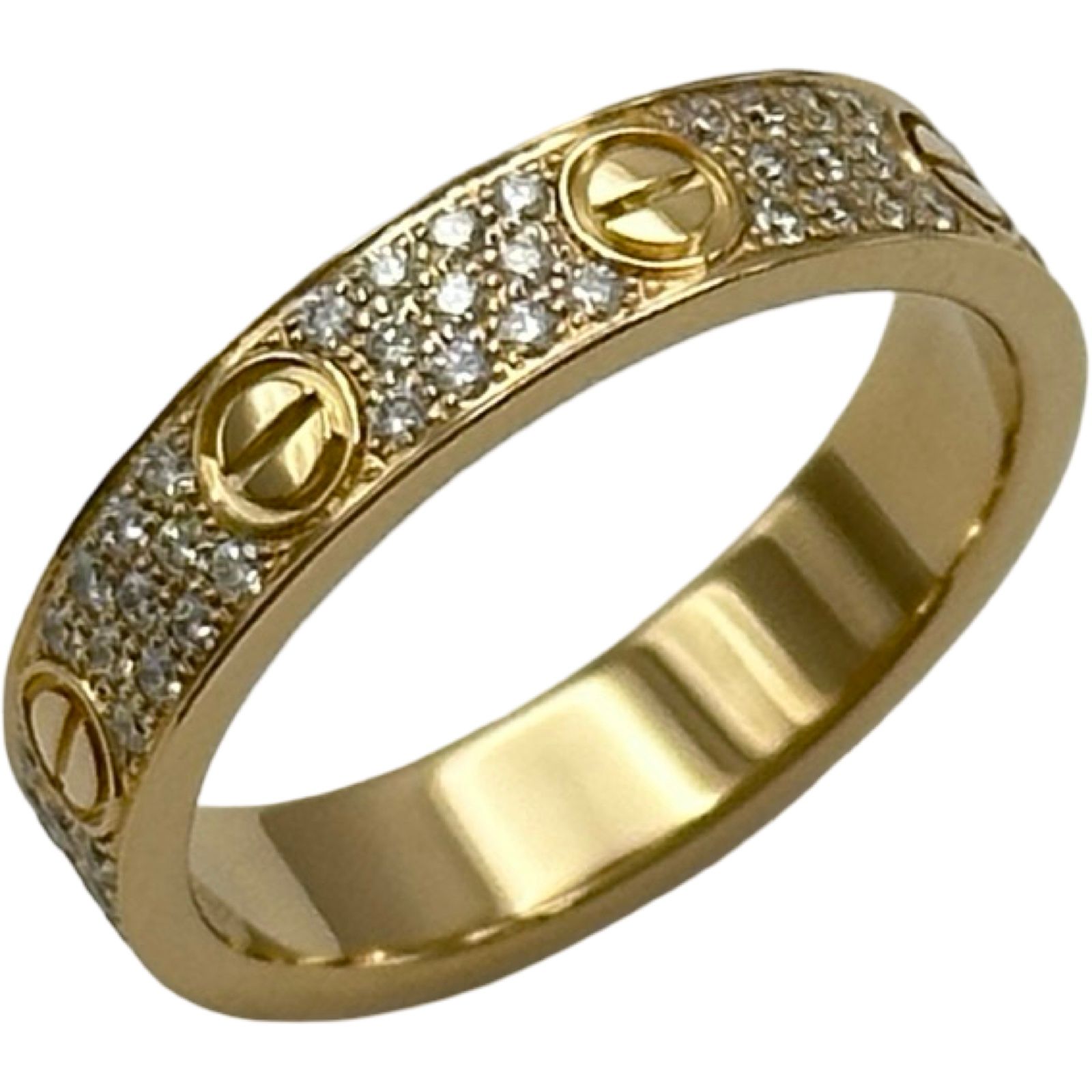 カルティエ Cartier ミニラブリングパヴェダイヤ ゴールド Au750 ジュエリー