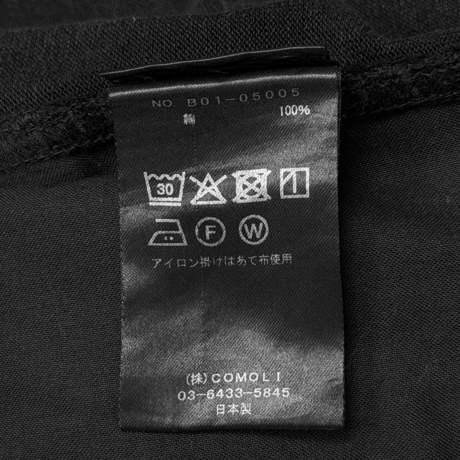 参考上代63800円 COMOLI 25SS コットン ジャージ ニータック パンツ