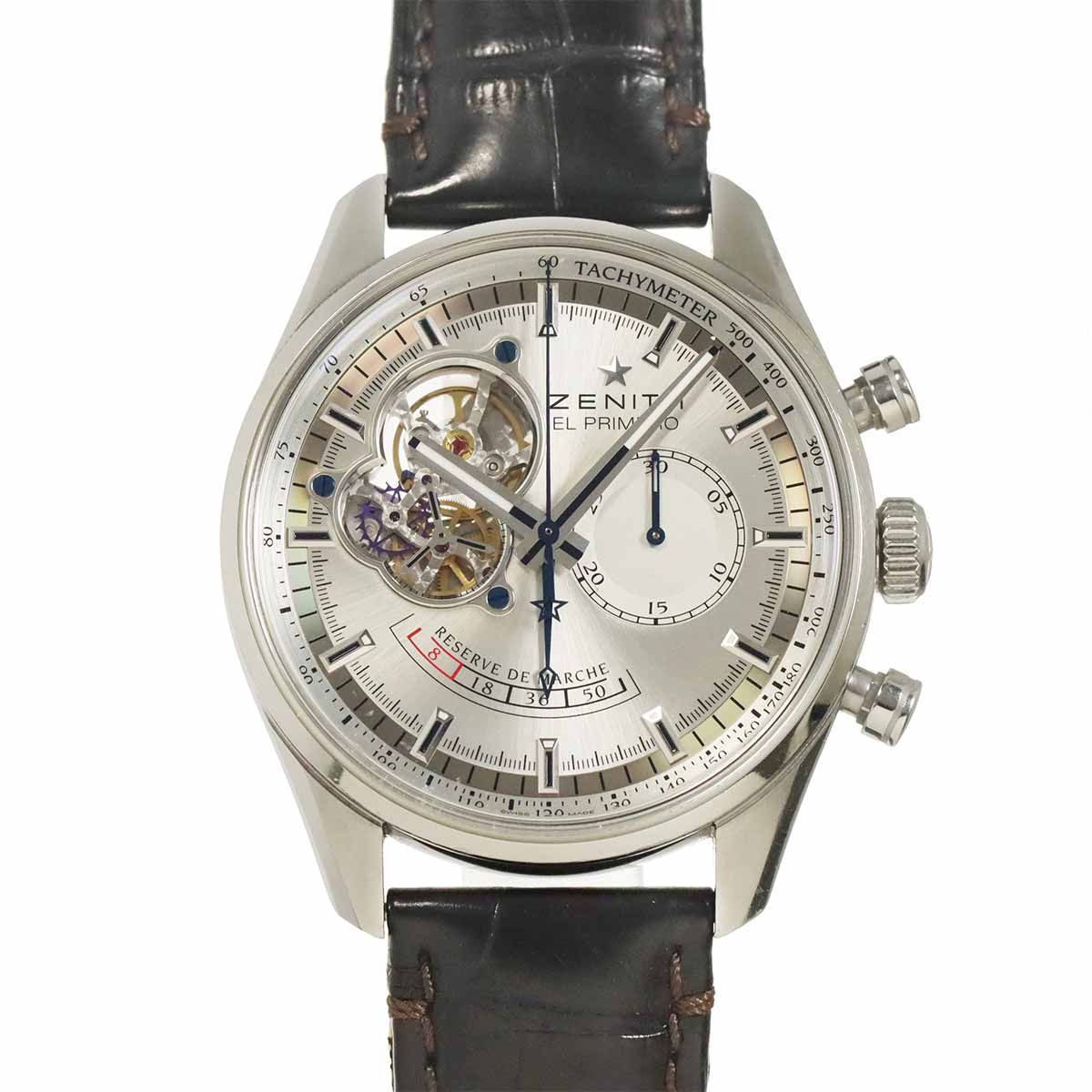 ゼニス ZENITH エルプリメロ クロノマスター オープン 03 2080 4021 クロノグラフ メンズ 腕時計 自動巻き El Primero 90336379