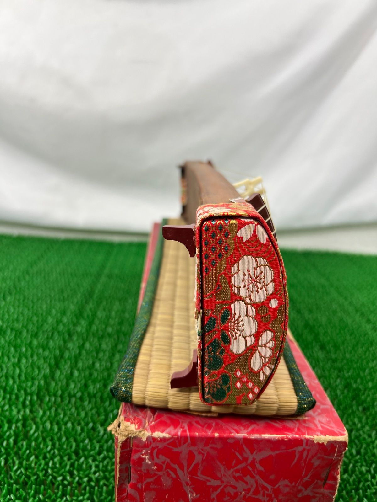 ミニ琴 全長約42cm 短琴 和楽器 13弦 お琴 - メルカリ