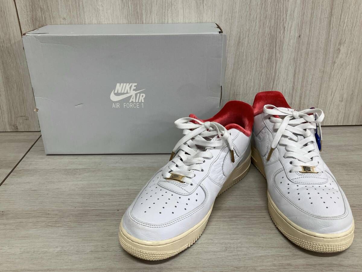 NIKE ナイキ CZ7926-100 スニーカー KITH AIR FORCE 1 LOW WHITE RED 東京 29cm 各所汚れ有り