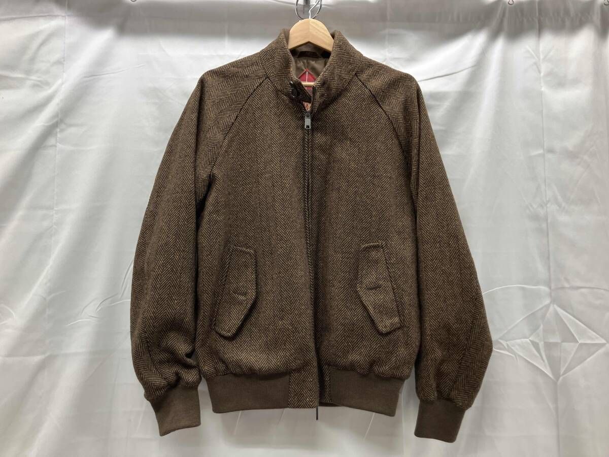 BARACUTA バラクータ ハリソンジャケット22fw G9 BRCPS0917 ツイード 表記サイズ38 ブラウン系