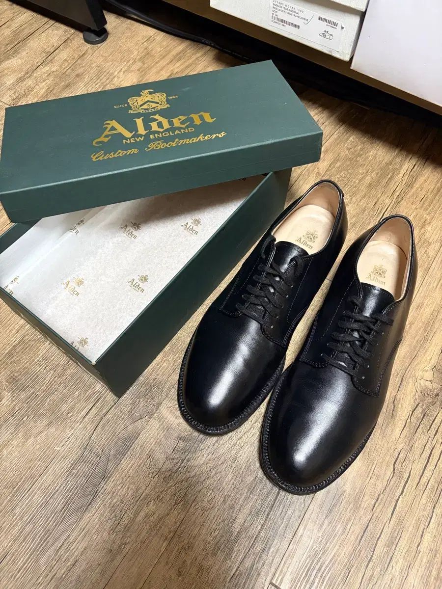 ALDEN ミリタリー ラスト 49010 ダービーシューズ