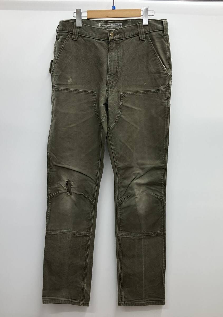 Carhartt カーハート 2021年製 ダブルニー ペインターパンツ 103340 217 BM3340-M サイズ34x34 カーキ 6,521円