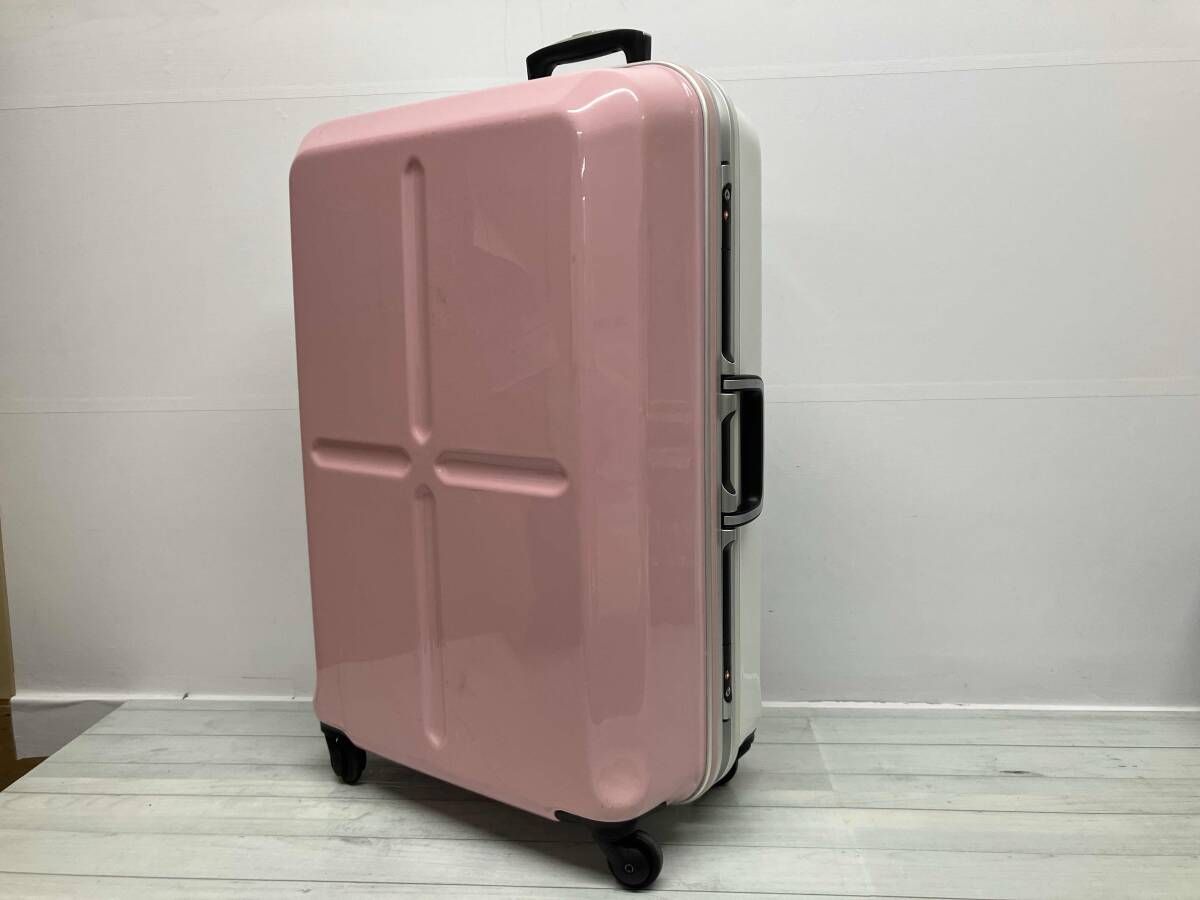 LOJEL ロジェール スーツケース シリンダーロックタイプ ピンク ホワイト 通年 11,692円