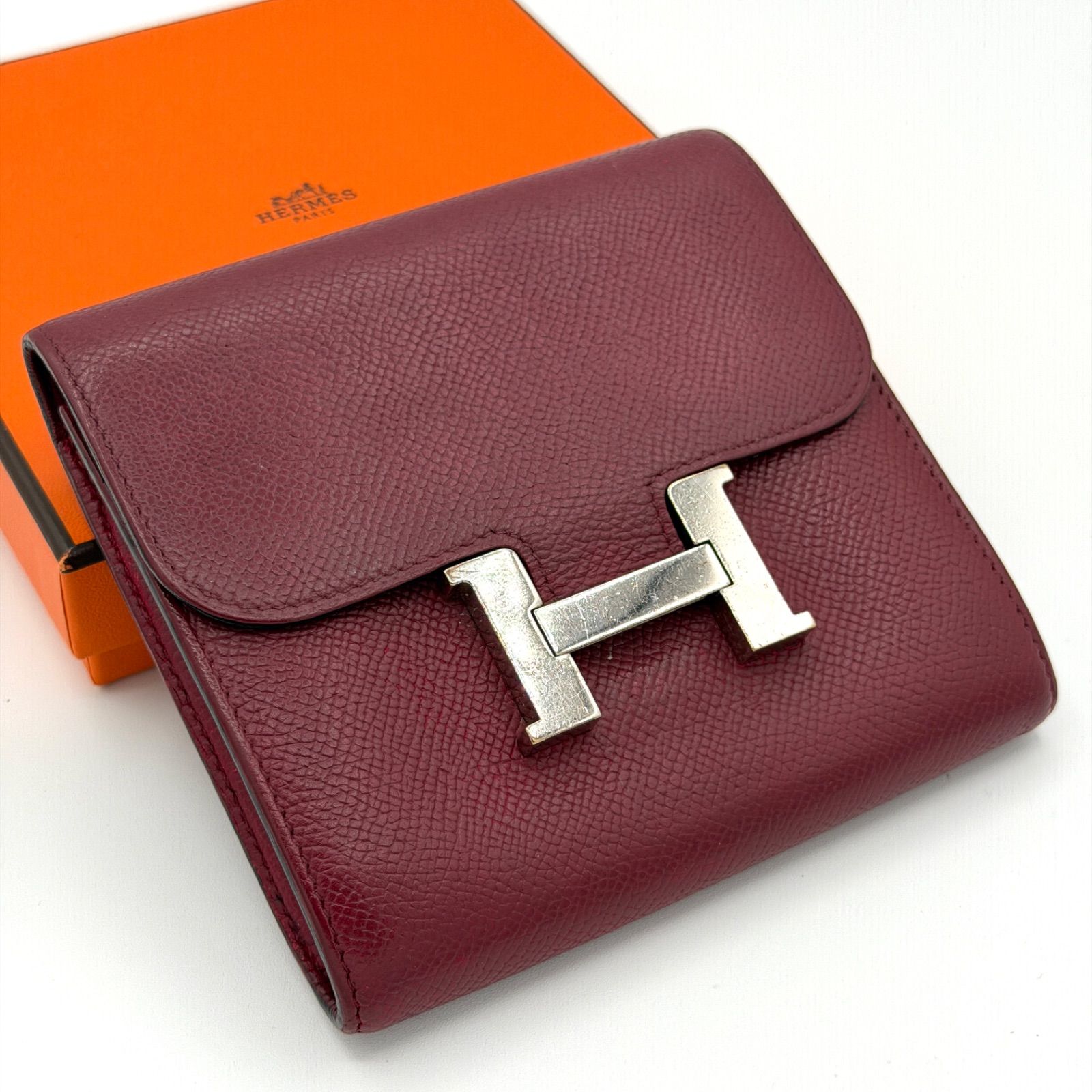 HERMES エルメス 折り財布 コンスタンス スリム コンパクトウォレット