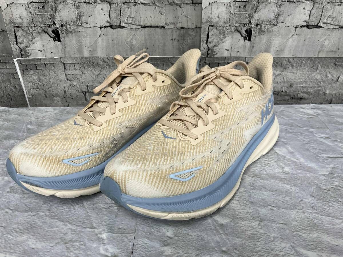 オフホワイト HOKA ONE ONE ランニングシューズ CLIFT ON 9 F27220G