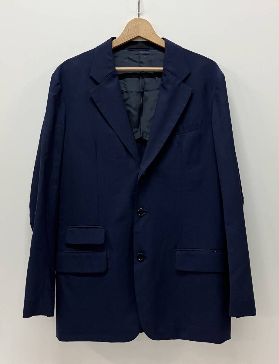 TOO SOON TO KNOW トゥー・スーン・トゥ・ノウ テーラードジャケット ウール シルク 3B サイズ46 ネイビー 日本製 TCDS02B 11,233円