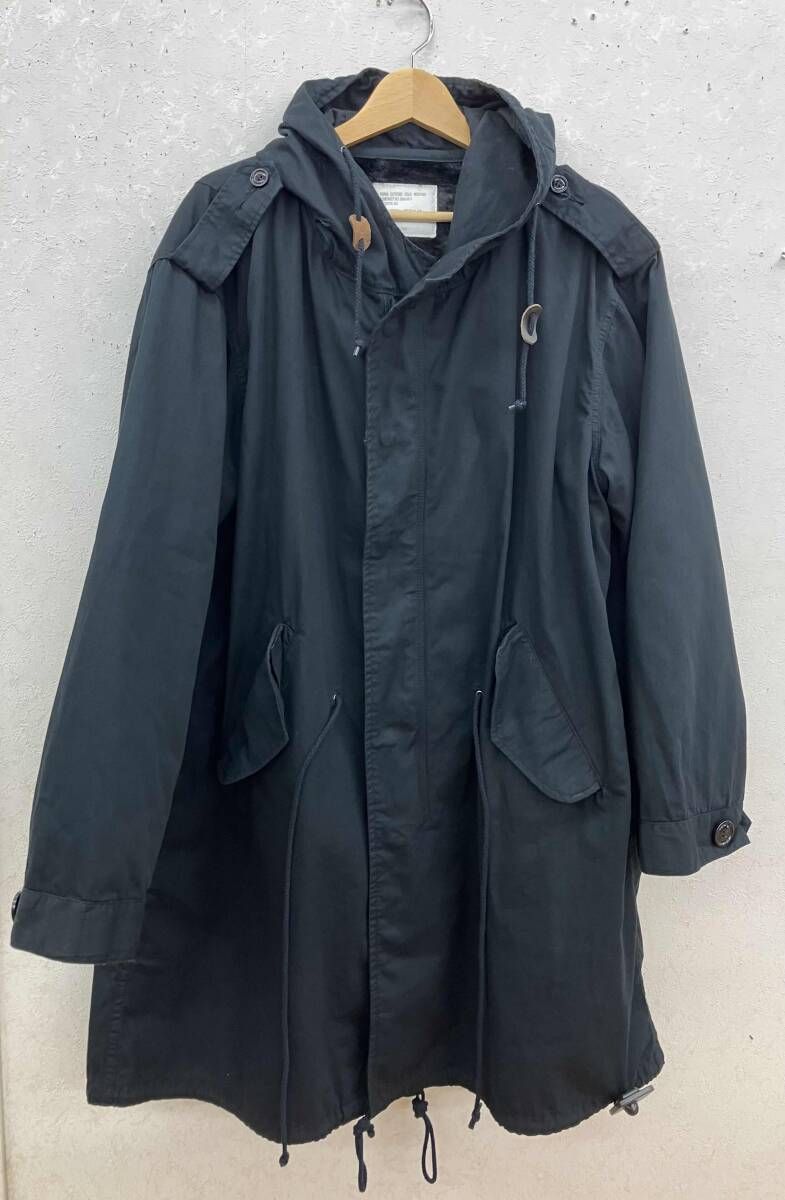 HOUSTON モッズコートM-51 PARKA SHELL 6043-87-1 ブラック XS