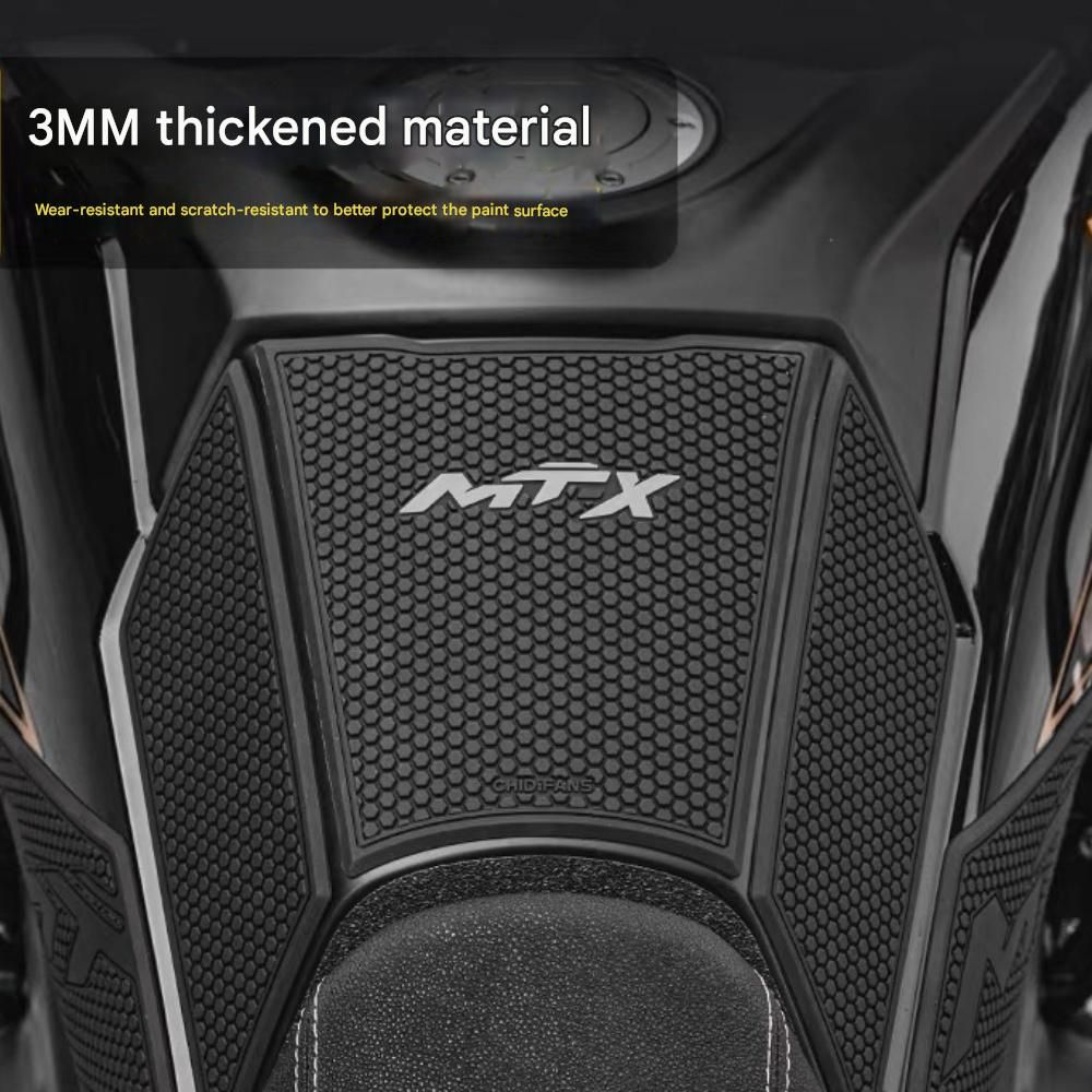 Yamaha 800MT-X 用 ラバータンクパッド フィッシュボーン デカールステッカー