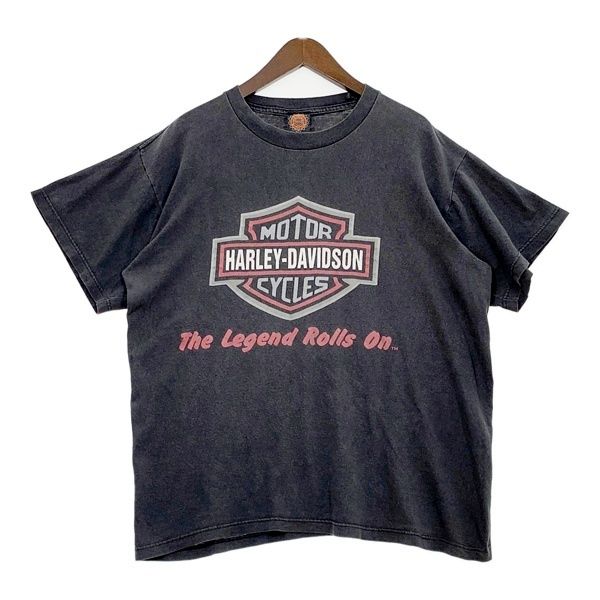 90s HARLEY DAVIDSONハーレーダビッドソン Harley Davidson ハーレーダビッドソン 90s 90年代 エンブレム Tシャツ