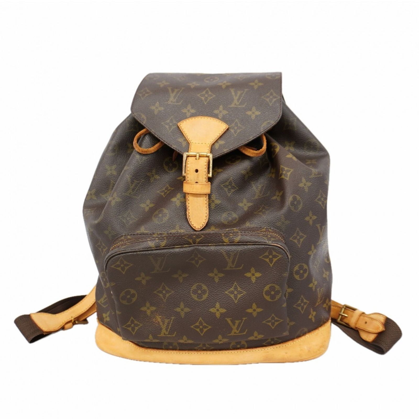 ルイ・ヴィトン(Louis Vuitton) ルイ・ヴィトン リュック・デイパック モノグラム モンスリGM M51135 ブラウンレディース