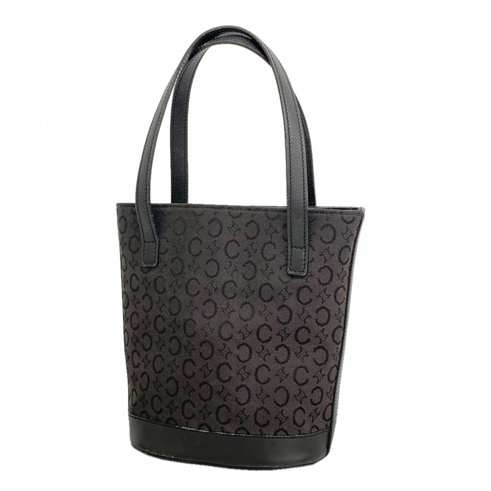 セリーヌ(Celine) セリーヌ ハンドバッグ Cマカダム キャンバス ブラック レディース