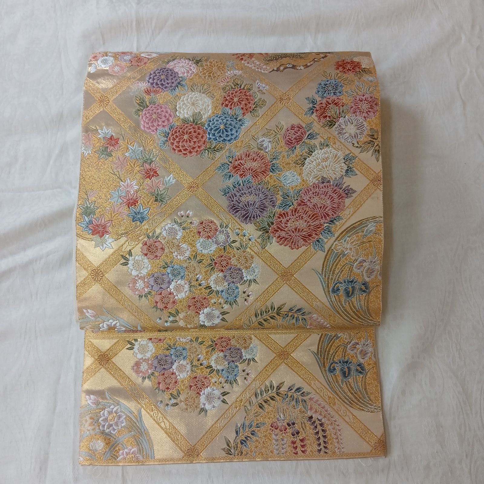 本金箔　袋帯　正絹　ろ29G02