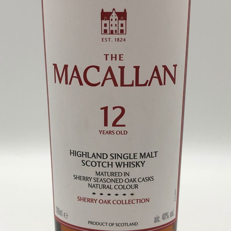 マッカラン 12年 シェリーオーク 700ml 未開栓 - メルカリ