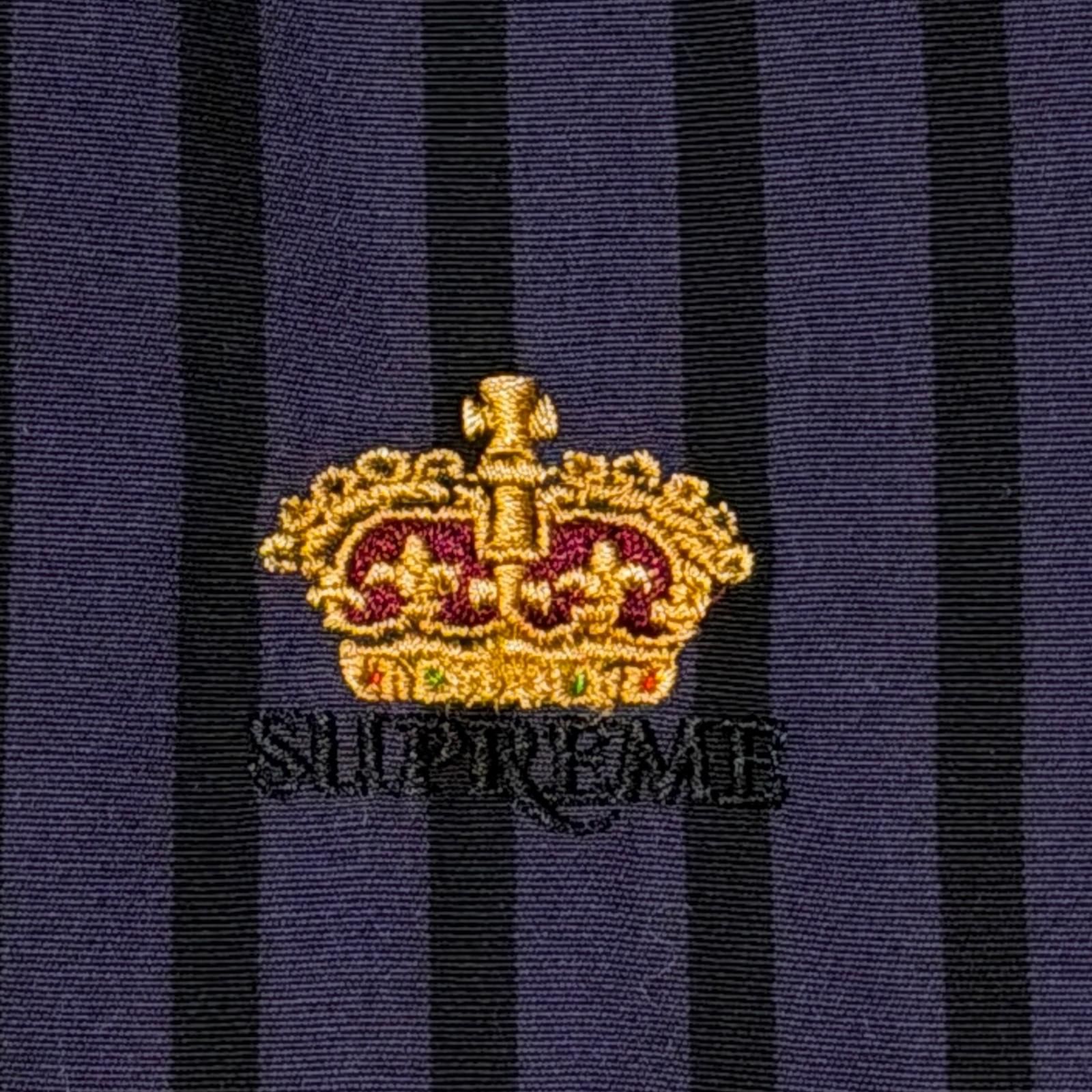 国内正規 Supreme 26SS Stripe Shirt Purple 長袖シャツ ストライプ